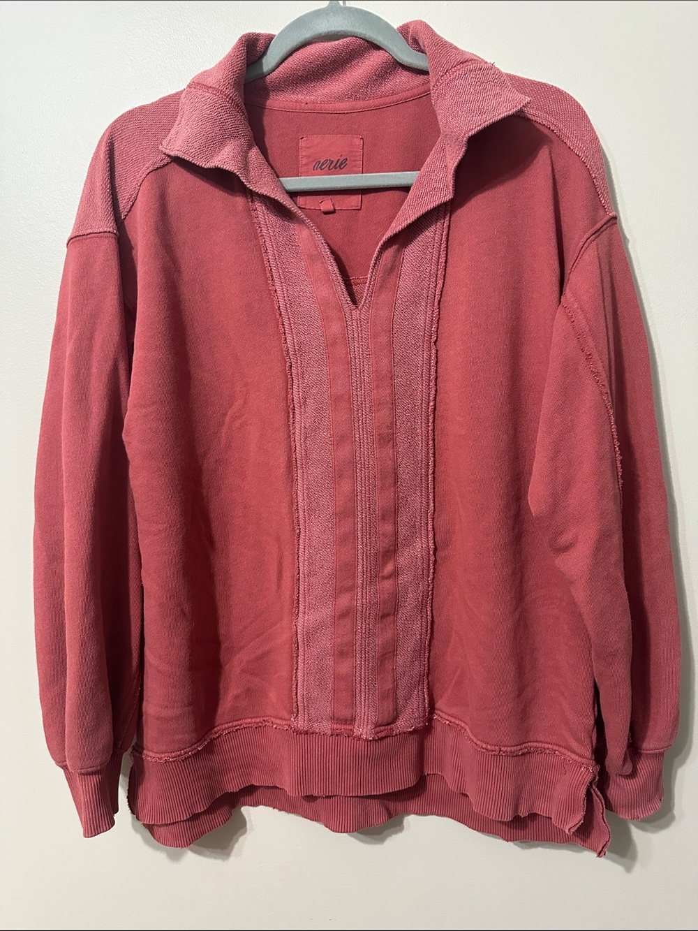 Aerie Starry Skies Open Neck Sweatshirt